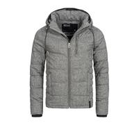 Indicode Veste Homme Circus - doudoune matelassée mi-saison capuche urbaine