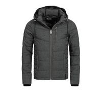 Indicode Veste Homme Circus - doudoune matelassée mi-saison capuche urbaine
