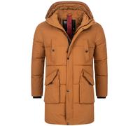 Indicode Veste Homme Dexter - doudoune matelassée hiver avec capuche chaude
