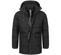 Indicode Veste Homme INWess - doudoune matelassée hiver avec capuche chaude