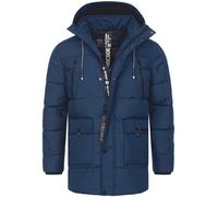 Indicode Veste Homme INWess - doudoune matelassée hiver avec capuche chaude