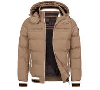 Indicode Veste Homme Marlon - doudoune matelassée hiver capuche style duvet