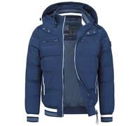 Indicode Veste Homme Marlon - doudoune matelassée hiver capuche style duvet
