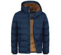 Indicode Hommes Nemos Quilted Jacket | Veste matelassée à capuche Navy S
