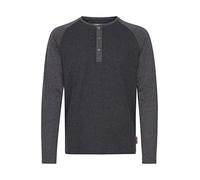 Indicode Winston -T-Shirt à Manches Longues - Homme, Taille:L, Couleur:Charcoal Mix (915)