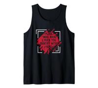 Indie Rock Paroles Rockmusic Pop Music Code Style Cadeau Débardeur