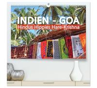Indien - Goa Hindus Hippies Hare-Krishna (hochwertiger Premium Wandkalender 2026 DIN A2 quer), Kunstdruck in Hochglanz: Eine farbenfrohe Reise nach ... einem faszinierenden Kaleidoskop verschmilzt.