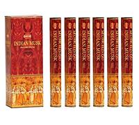 indien Musc - Boîte de six 20 gram tubes - Ourlet Encens