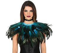 Indien Troglodytes Cape bleue à plumes Carnaval Adulte Vêtement Tradition, Couleur : Multicolore