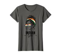 Indienne Girl Drapeau Inde Femme T-Shirt
