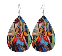 Indiens Amérindiens Du Sud-Ouest Boucles D'Oreilles En Forme De Goutte Amusantes Boucles D'Oreilles Pendantes Légères Boucle D'Oreille Pour Quotidien Mariage Femme