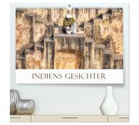 Indiens Gesichter (hochwertiger Premium Wandkalender 2026 DIN A2 quer), Kunstdruck in Hochglanz: Die Menschen Indiens erzählen mit ihren Gesichtern die Geschichte ihres Landes.