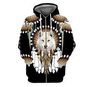 Indiens Sweats à Capuche Surdimensionné À Capuche Femmes Hommes Harajuku Sweat Hip Hop Pull Veste Outwear Manteau Chaud
