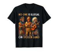 Indigenous Peoples' Day - No One is Illegal on Stolen Land T-Shirt