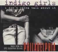 Indigo Girls I Don't Wanna Talk About It 1994 Austrian CD single 660209-2