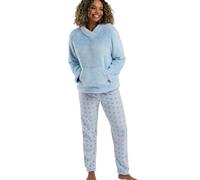 Indigo Sky Womens Sasha Cosy Fleece Pyjama Set Ensemble de Pijama, Bleu, 48-50 Femme