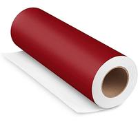 INDIGOS UG - Autocollant pour armoires de cuisine 63 x 500 cm - Mat - Rouge foncé - Film en PVC de qualité supérieure Film adhésif pour meubles de cuisine Film autocollant imperméable pour armoires