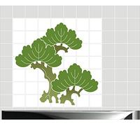 INDIGOS UG Autocollant pour carrelage de salle de bain & cuisine - CUISINE carrelage MD010 belle Bonsai, 10x20cm(BxH), 60x60cm