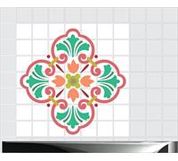 INDIGOS UG Autocollant pour carrelage de salle de bain & cuisine - CUISINE carrelage MF006 - Ornaments mural, 10x20cm(BxH), 60x60cm
