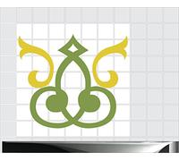 INDIGOS UG Autocollant pour carrelage de salle de bain & cuisine - CUISINE carrelage MF007 - Ornements Tribal, 10x20cm(BxH), 60x60cm
