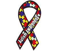 INDIGOS UG Autocollants/Autocollant pour Voiture JDM la Rigide - Autism Awareness Ribbon Bumper Stickers Puzzle 76 mmx127 mm