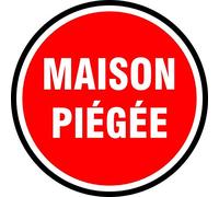 INDIGOS UG - Autocollants - Maison piégée - 150x150mm