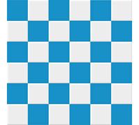 INDIGOS UG Autocollants pour carrelage - 10 x 10 cm - Motif à carreaux bleu clair et blanc au design rétro - Pour cuisine, salle de bain et WC - Pour miroir de carrelage et décoration murale