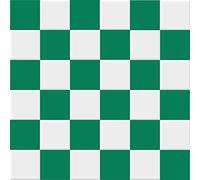 INDIGOS UG Autocollants pour carrelage - 10 x 10 cm - Motif à carreaux verts et blancs - Design rétro - Pour cuisine, salle de bain et WC - Pour miroir de carrelage et décoration murale