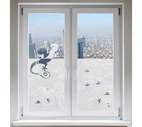 INDIGOS UG Graz Design Gecko Film décoratif opaque pour fenêtre avec protection solaire 500-2000 mm