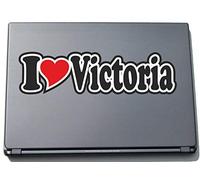 INDIGOS UG I Love Heart Decal Autocollant pour ordinateur portable 297 mm avec inscription « I Love Heart Decal »