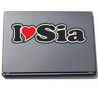 INDIGOS UG I Love Heart Decal Autocollant Stickers Ordinateur Portable 210 mm avec inscription « I Love Heart Decal »