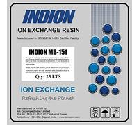 INDION MB-151 Résine échangeuse d'ions à lit mélangé pour Applications en Eau Pure dans Les Zones d'eau Dure (5 litres)