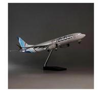 Indispensable pour Les collectionneurs 1/85 pour 737MAX B737 Max Fly Dubai W lumière et Roue modèle d'avion en résine Statique série décorative Kit de Construction de modèles (avec lumière)