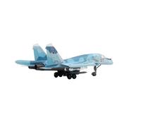 Indispensable pour Les collectionneurs Modèles d'avions à Petite échelle 1: 100 pour WLTK Russian Air Force SU-34 Platypus Bomber Su-34 Fighter Simulation Aircraft Model Toy Model Building Kit