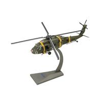 Indispensable pour Les collectionneurs Modèles d'avions à Petite échelle 1/72 pour UH-60 Black Hawk Hélicoptère médical Modèle d'avion en Alliage Jouet de Collection Kit de Construction de