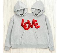 Indispensable pour les meilleures amies et les couples, sweat-shirt à capuche femme à manches longues unique avec deux capuches, coupe oversize, longueur longue, taille unique pour l'automne/l'hiver,
