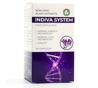 Indiva System, Complément Alimentaire 30 Capsules, Spiruline et Caféine