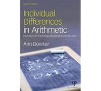 Individual Differences In Arithmetic