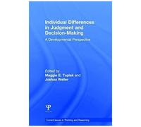 Individual Differences In Judgement And Decision-Making