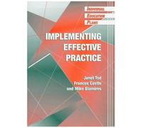 Individual Education Plans Implementing Effective Practice