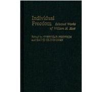 Individual Freedom, Contributions in Economics and Economic History William Harold Hutt (Auteur)