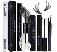 Individual Lash Bond And Seal Kit 4 Pieces Mascara Diy With Mascara Cluster Glue Waterproof 72 Hours Fixing And Sealing Mascara Remover.[V20]
