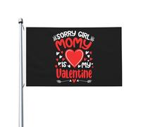 Individualité Drapeau De Jardin 90X150Cm Désolé Ma Fille, Maman Est Mon Amour Pirate Drapeaux Polyester Drapeaux Pour Cadeau D'Anniversaire, Jardin, Cadeau De Noë