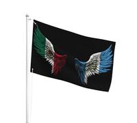 Individualité Pirate Drapeau 90X150Cm Mexique Et Guatemala Drapeaux Bannières Couleurs Vives Drapeau De Jardin Pour Cadeau De Noë, Cadeau D'Anniversaire, Festival