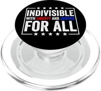Indivisible avec la liberté et la Justice pour Tous PopSockets PopGrip pour MagSafe