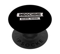 Indochine Babel PopSockets PopGrip Adhésif Noir pour Téléphone avec Boîtier (sauf ceux avec charge sans fil)