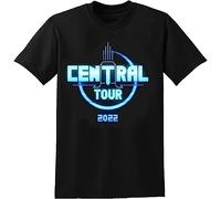 Indochine Central Tour 2022 Men ' s Basic Short Sleeve Casual Graphic Tee Round Neck Unisex Tops Men's 100% Cotton Short-Sleeve T-Shirts M