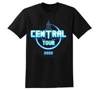 Indochine Central Tour 2022 T-Shirt Summer Cotton Mens Black Tee L