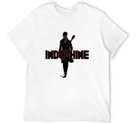 Indochine Central Tour T Shirt Men's Unisex T-Shirt Casual Graphic Comfortable Tees White 3XL