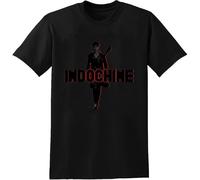 Indochine Groupe Rock Men Basic Casual Summer Tee Round Neck Unisex Tops Men's 100% Cotton Short-Sleeve T-Shirts XXL